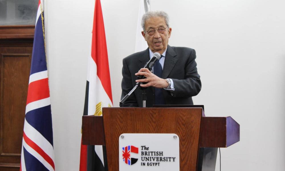 Talk in Politics by H.E. Former Minister Amre Moussa